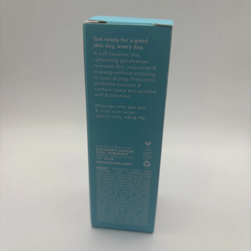 TULA The Cult Classic Purifying Face Cleanser 1.67oz Large Mini Size -New in Box